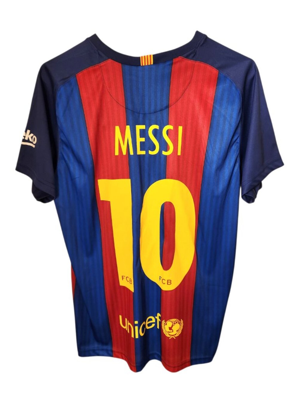 Lionel Messi FC Barcelona FBC Rogers Soccer Football Jersey Size Medium New NWT